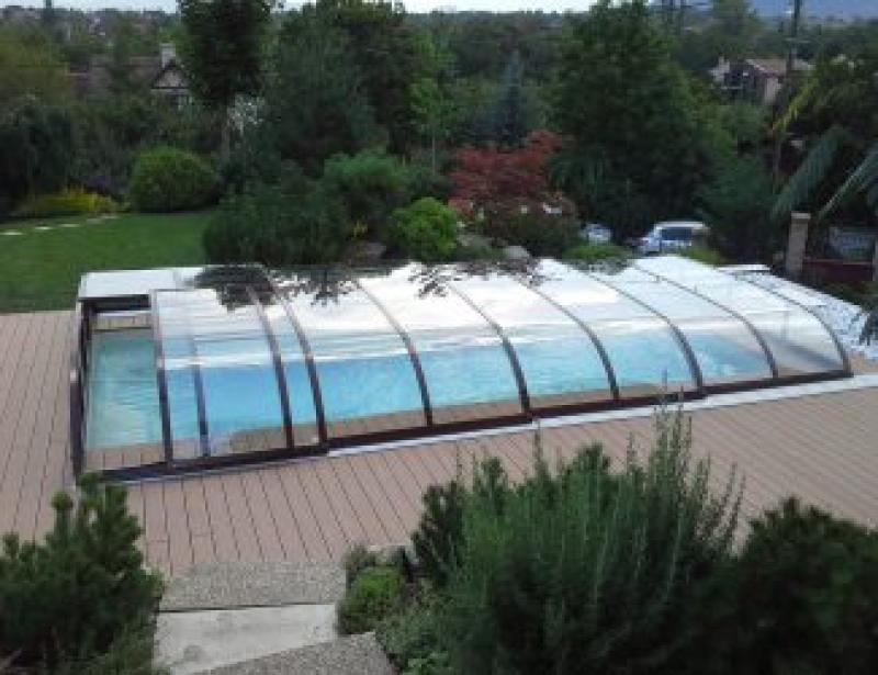 Poolüberdachung Arizona Light, hohe Ausführung